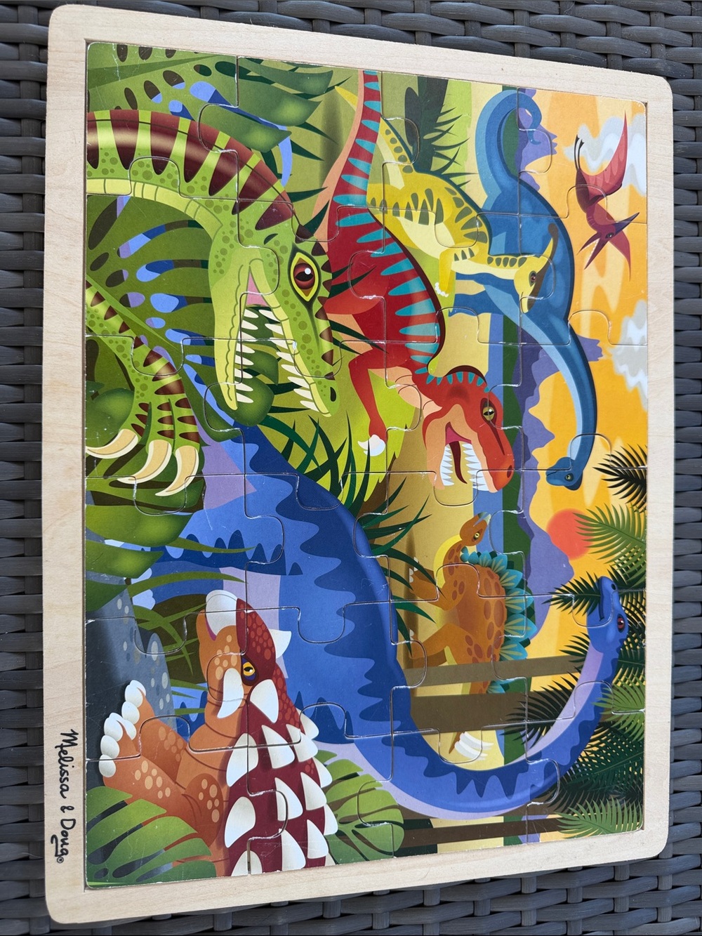 Dinosaur puzzle by Melissa &Doug